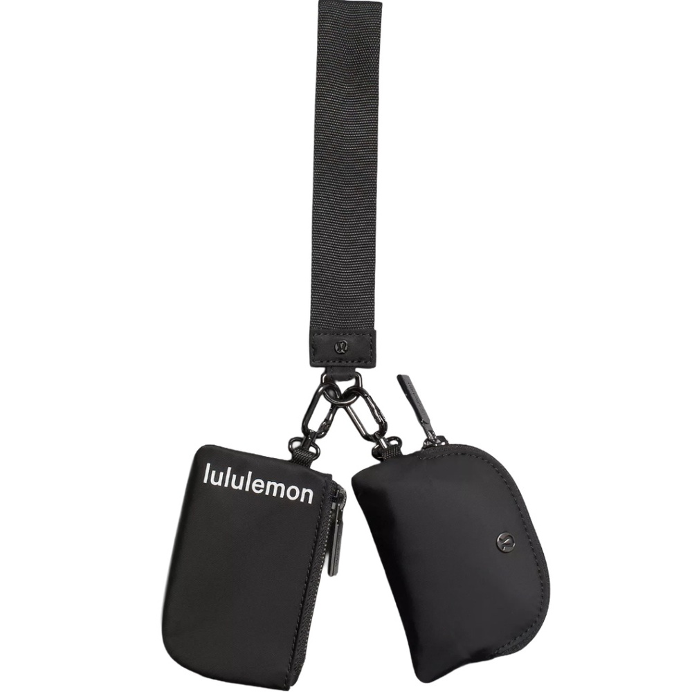 Dual Pouch Wristlet - Black NWT in Sealed Packaging